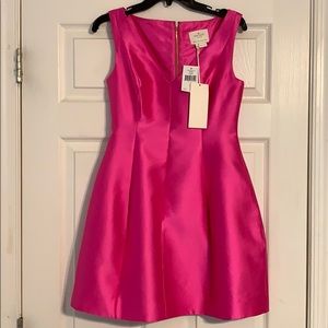 Kate spade pink silk mini dress